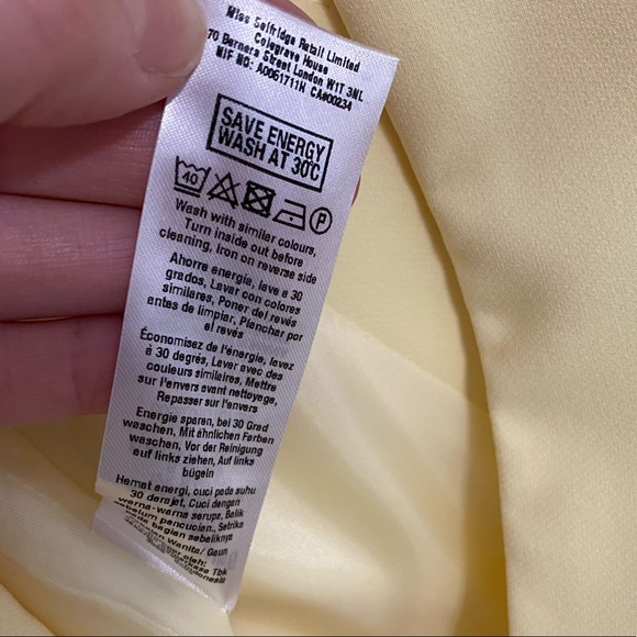 Miss Selfridge Petite Scalloped Wrap Front Romper - Picture 8 of 9